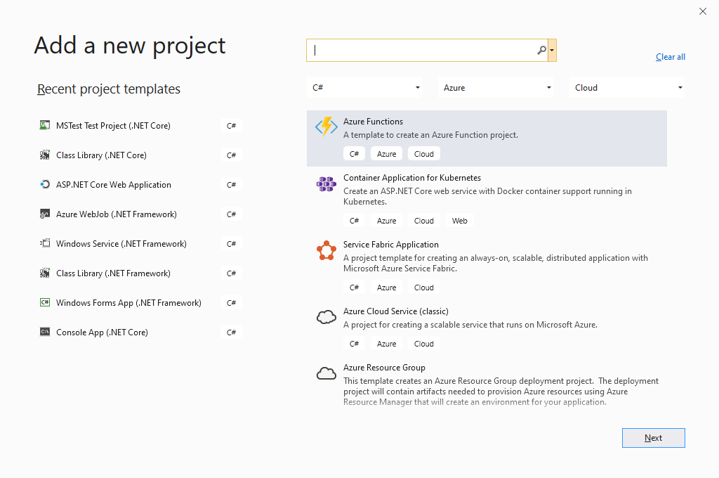 Visual Studio - Add a new project